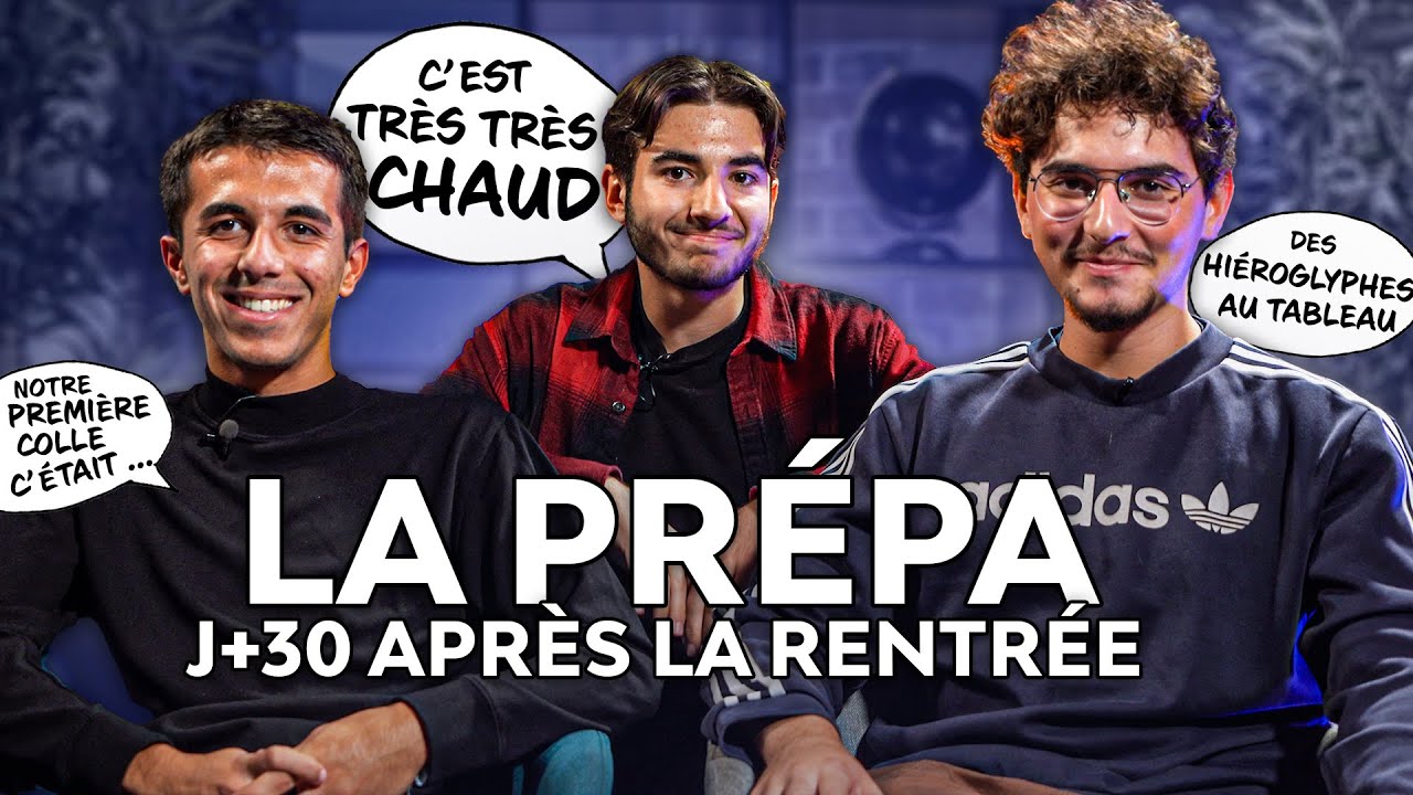 Rentrée en prépa J+30 : leurs impressions (Ginette, Grandchamp, Michelet)