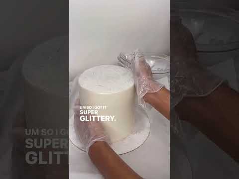 Sweet 16 cake #cakedecorating #baking #bakingtutorial #shorts #sweet16