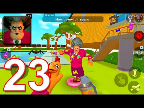 Scary Teacher 3D - (Poki) - Gameplay Walkthrough Part 23 - 3 New Levels (iOS, Android