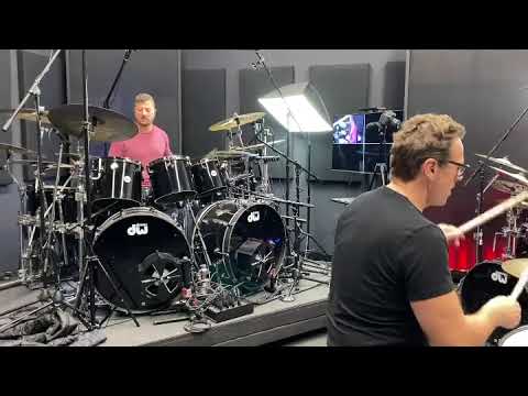 Riccardo Merlini x Thomas Lang 🥁🔥 jamming together❗