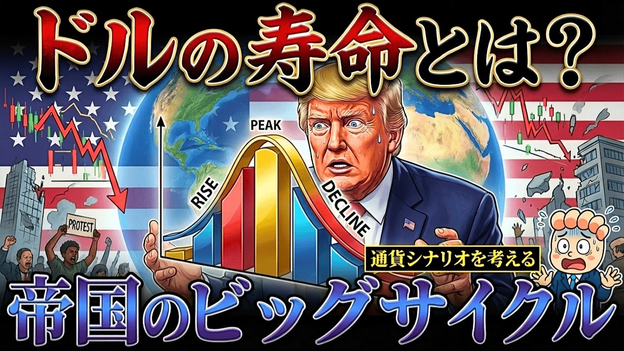 【ドルは限界？】帝国のビッグサイクルから考える2026年以降の通貨シナリオ