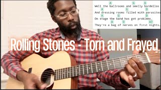 Rolling Stones - Torn and Frayed Guitar Lesson, Easy Guitar