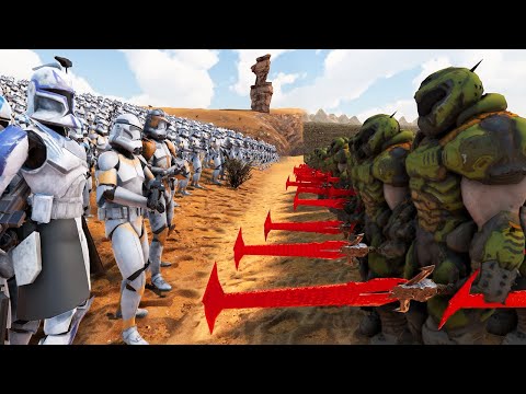 15,000 Clone Troopers vs 2,000,000 Doom Slayer | Ultimate Epic Battle Simulator 2 | UEBS 2