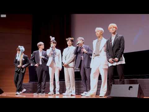 190425 BTS 신촌 팬사인회 Fansign Q&A TIME with Eng subtitle 4k
