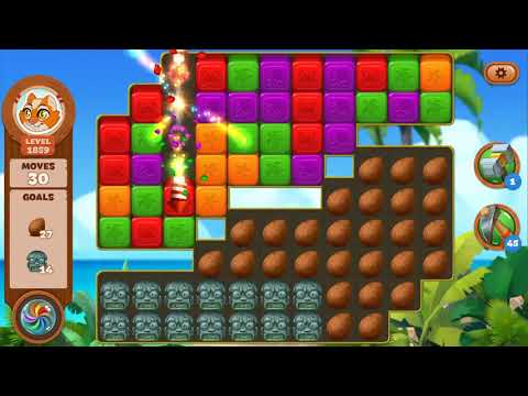 Lost Island Blast Adventure Level 1859 NO BOOSTERS - A S GAMING ✔️