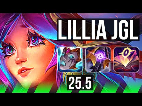 LILLIA vs KINDRED (JGL) | 9/0/12, Legendary | KR Master | 25.5