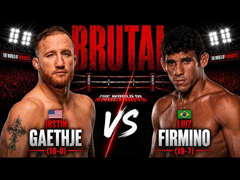 Justin Gaethje vs Luiz Firmino – A Fight So Brutal the Doctor Stopped It