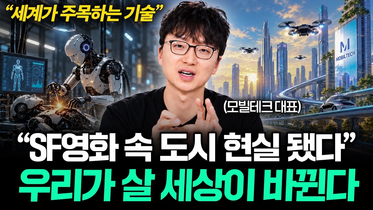 "한국은 축복받은 나라입니다" 전 세계 빅테크가 눈독 들이는 미래 산업의 정체 (모빌테크 김재승 대표)