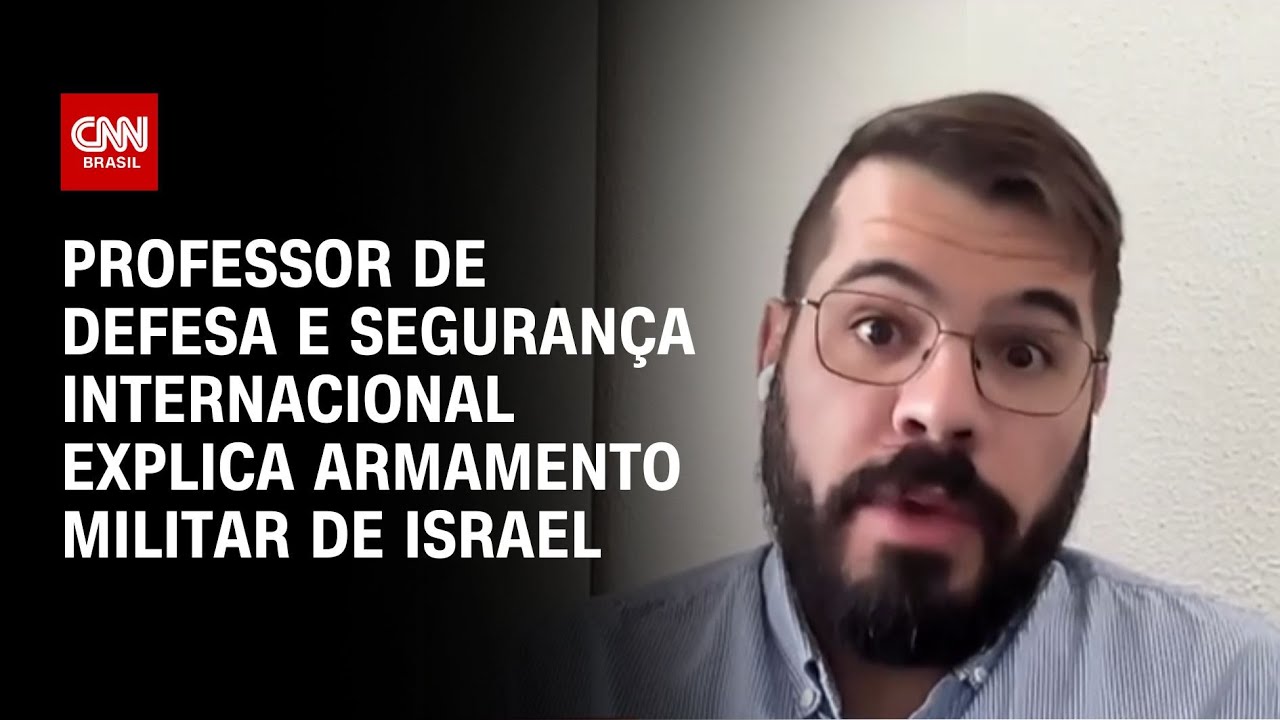 Professor de Defesa e Segurança Internacional explica armamento militar de Israel | LIVE CNN