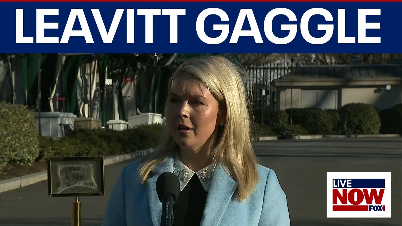 Karoline Leavitt speaks ahead of Trump's State of the Union address