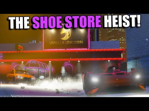 GTA Online The Shoe Store Heist! | My Goofy Mission Creator Job