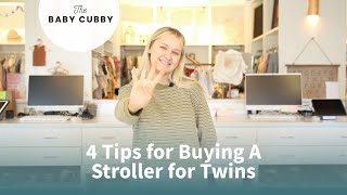 4 TOP TIPS for Buying a Stroller for TWINS