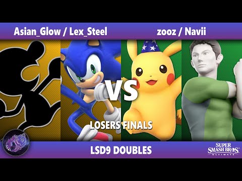LSD9 - Asian_Glow/Lex_Steel VS zooz/Navii - SSBU Doubles Losers Finals