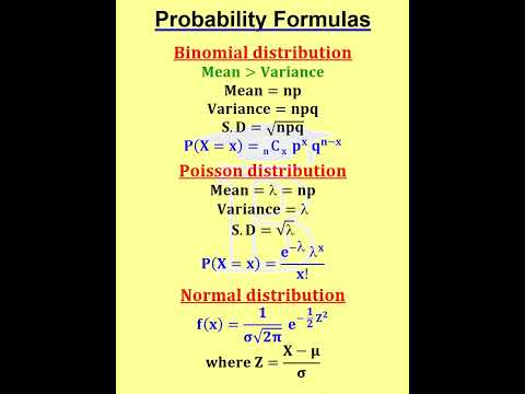 Probability Formulas -4