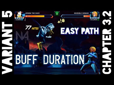Variant 5 (Blood and Venom) Chapter 3.2 Buff Duration - Easy Path Completion