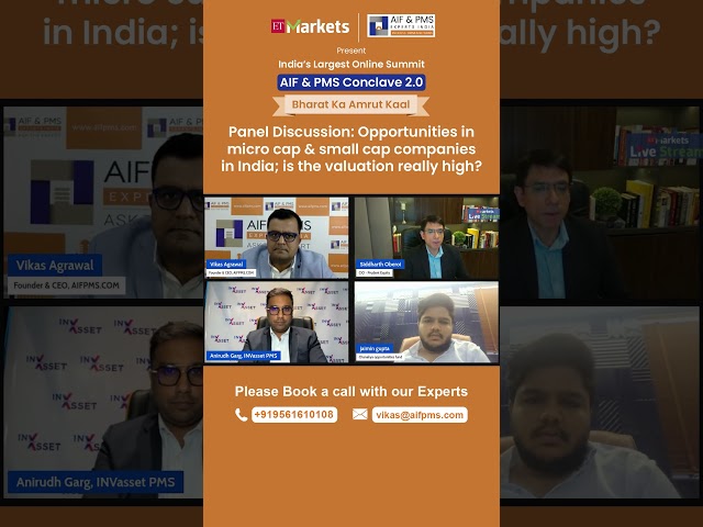 The growth of small cap companies | AIF & PMS Conclave 2.0 #aifpms