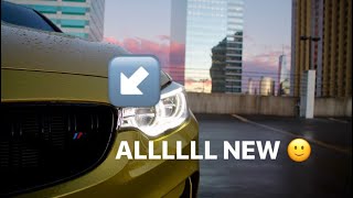 BMW M4 / F80 F82 F83 GLOSS BLACK GRILLE INSTALL !
