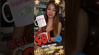 SuperSisi Super Gamer Coffee Mug! Available now!!