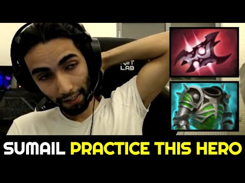 SUMAIL Practicing This Hero with First Item Armlet of Mordiggian 7.32c Dota 2