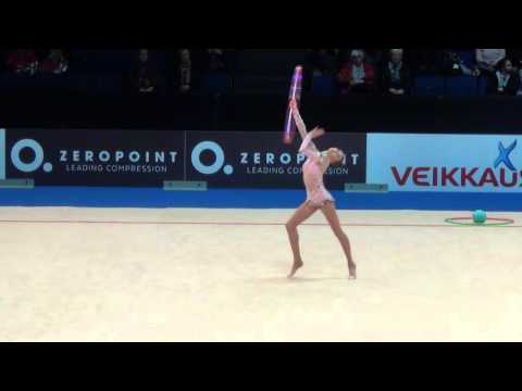 Viktoria Mazur UKR hoop Espoo World Cup 2016