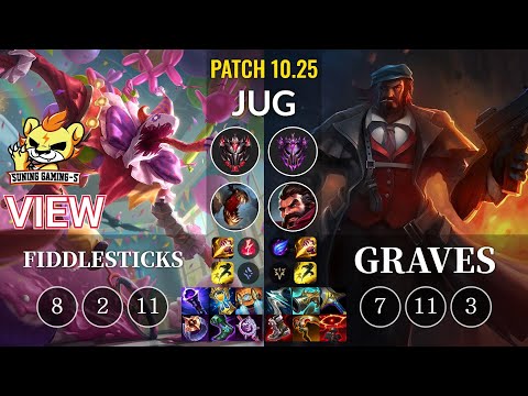 SG-S View Fiddlesticks vs Graves Jungle - KR Patch 10.25