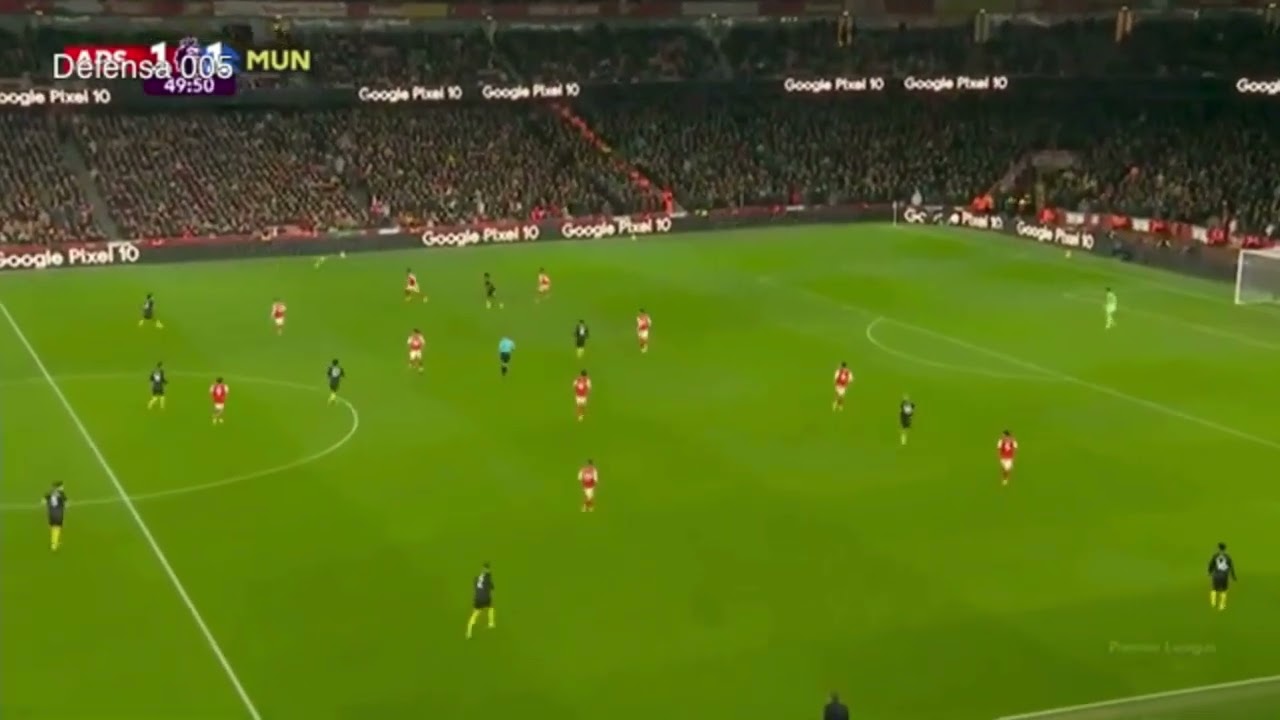 Analisis tactico Arsenal FC - Manchester United