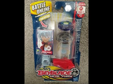 Beyblade Storm Aquario 100HF/S Hasbro Review + Spin Test