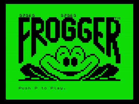 Timex Sinclair 2068 - Frogger (Cornsoft) 1983 gameplay! 2,060pts