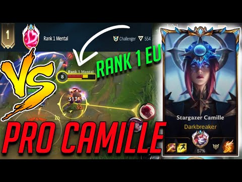 PRO CHALLENGER CAMILLE VS RANK 1 EU PLAYER - CAMILLE VS LEE SIN JUNGLE