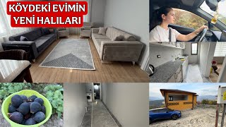 KÖYE GİDER GİTMEZ HALILARI SERDİK😍KAPI ÖNLERİ DÜZLENMİŞ✅DALINDAN İNCİR💯MUTFAĞIN 