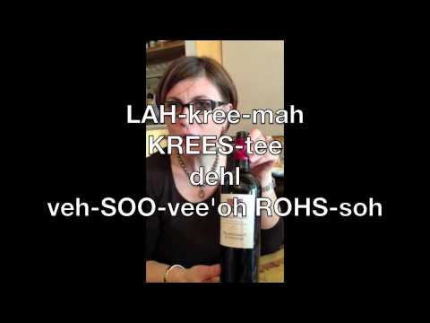 Lacryma Christi del Vesuvio Rosso as spoken by Daniela Mastroberardino