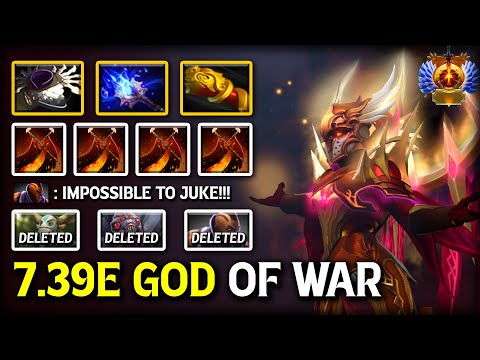 7.39e GOD OF WAR Offlane Legion Commander | Aghs Scepter + MKB Build | Non-stop Duel Victory DotA 2