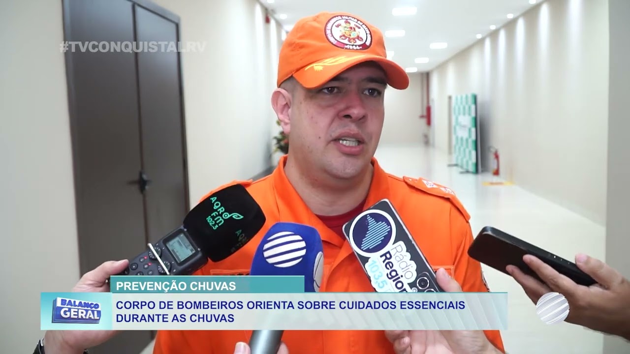 Corpo de Bombeiros alerta para riscos durante o período de chuvas e reforça medidas de prevenção