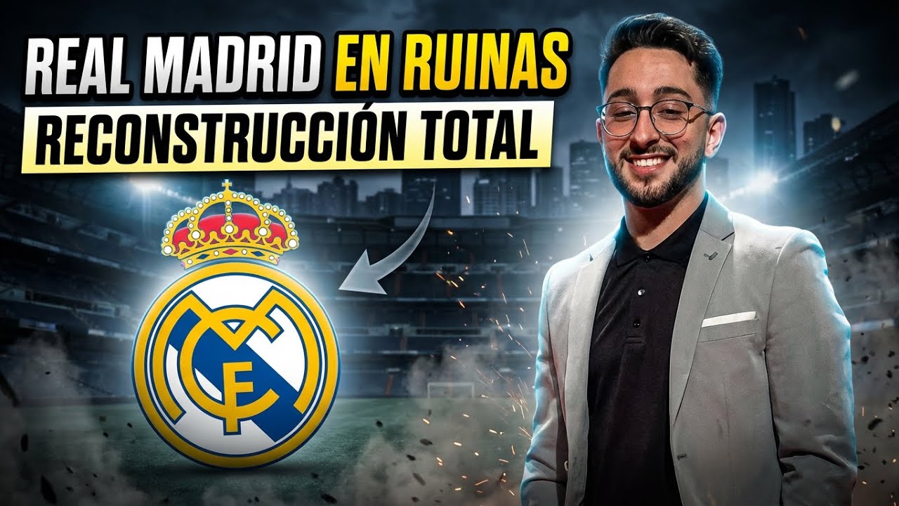 REAL MADRID en RUINAS en Modo Carrera… RECONSTRUYO el equipo!!!
