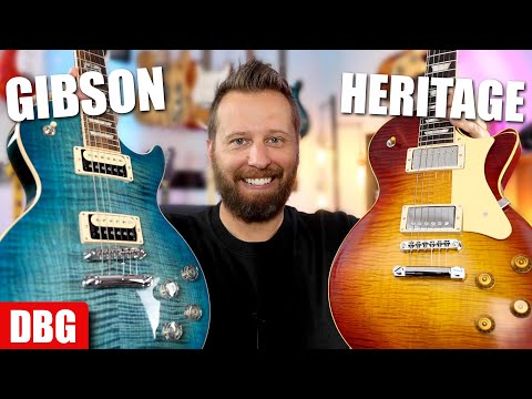 Who makes the BEST Les Paul? - Gibson vs Heritage!!