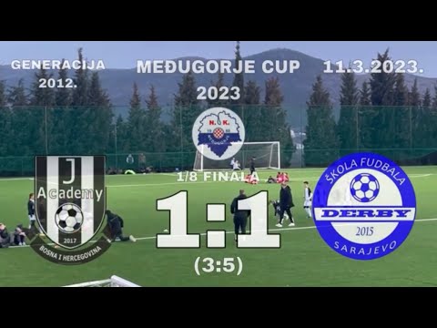 J Academy 1:1 (2:4) ŠF Derby - 1/8 finala - Međugroje Cup 2023 - Generacija 2012🖤