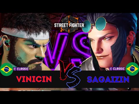 SF6 👊 VINICIN (Ryu) vs SAGAIZIN (Marisa) 👊 Replay Match - Street Fighter 6