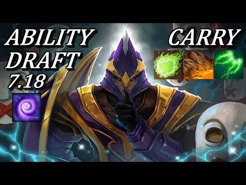 Dota 2 POISONOUS + BASHING CARRY SILENCER Ability Draft 7.18