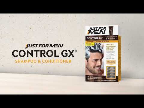 Just For Men® Control GX 2-IN-1 Grey Reducing Shampoo + Conditioner