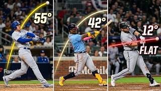 MLB Home Runs, But Every Swing Gets Flatter
