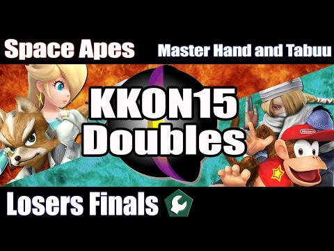 Kawaii Kon 2015: SSB Wii U Doubles - LF - Space Apes vs Master Hand and Tabuu