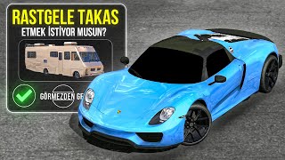 Arabamı RASTGELE TAKAS ETTİM !! Car Parking Multiplayer