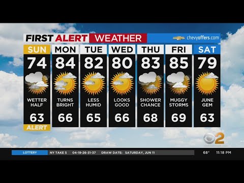 First Alert Forecast: CBS2 6/11 Nightly Weather at 11PM