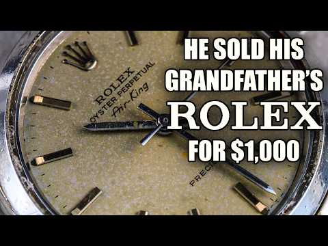 Vietnam War Relic - Restoring a 1969s Pilot's Rolex Air King