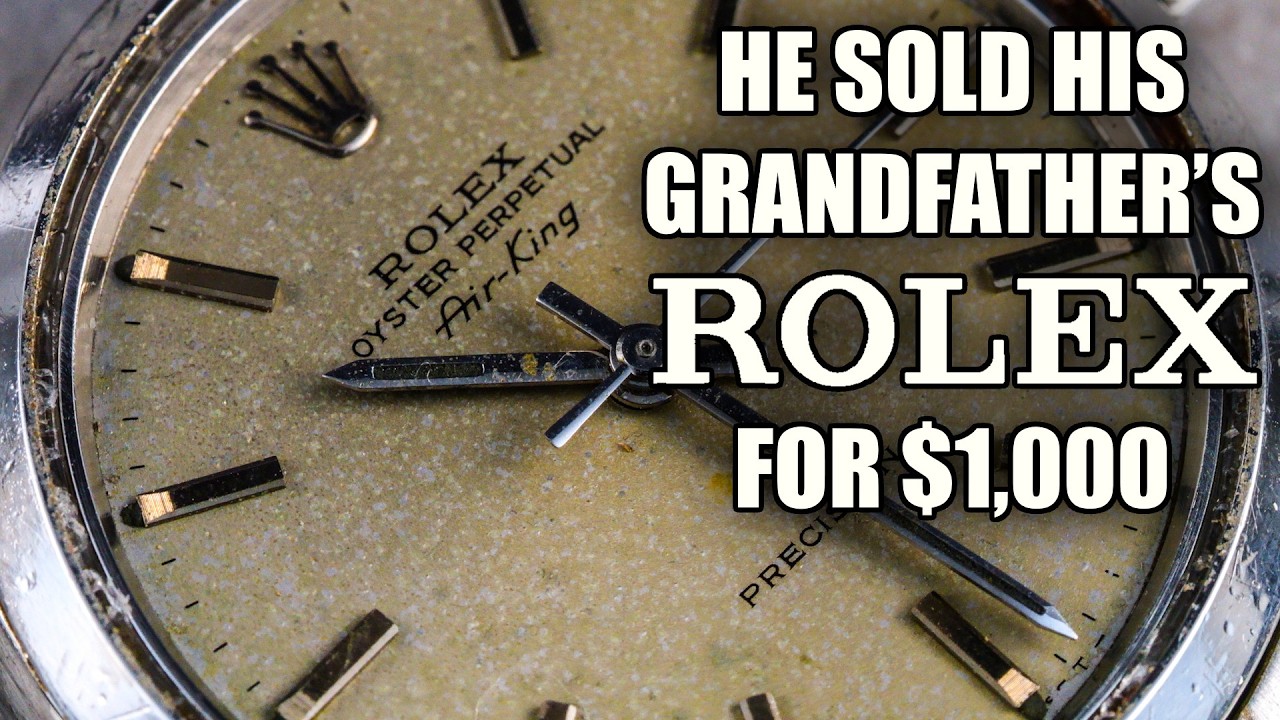 Vietnam War Relic - Restoring a 1969s Pilot's Rolex Air King