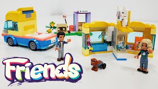 YouTube thumbnail: LEGO Friends Review: Pickles’ Origin Story (2023 Set 41741) Dog Rescue Van