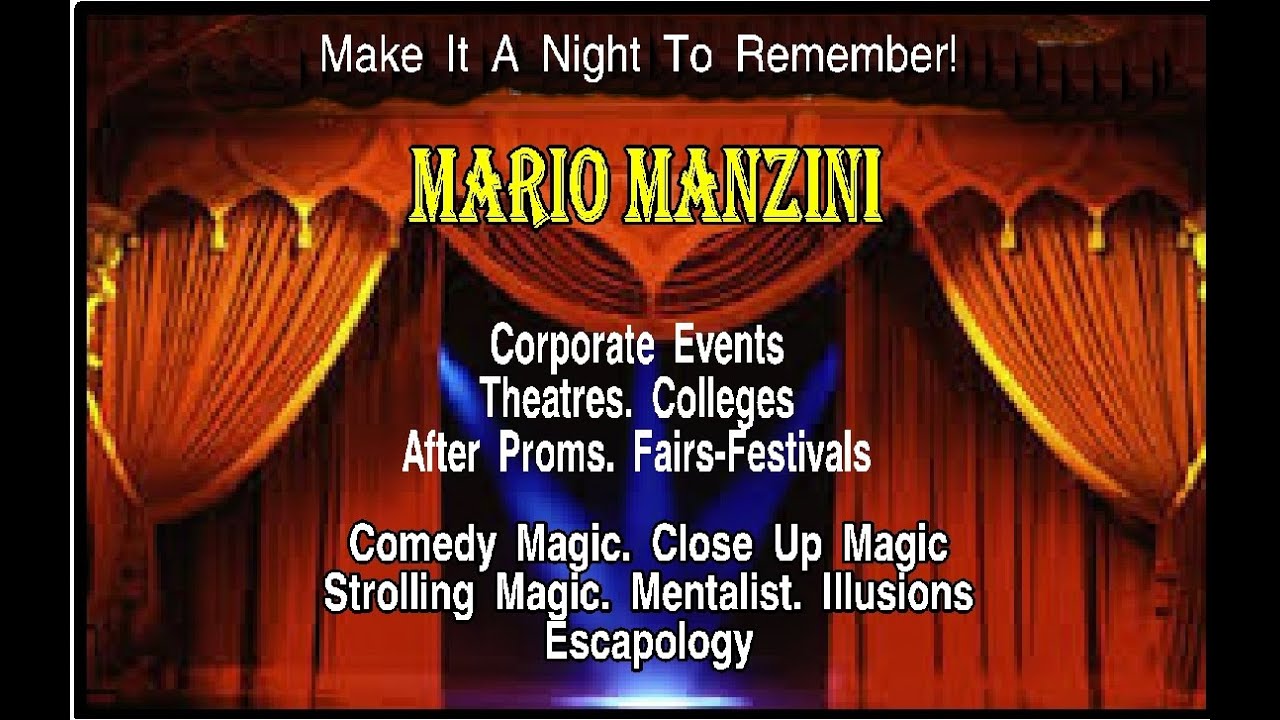 Promotional video thumbnail 1 for Mario Manzini