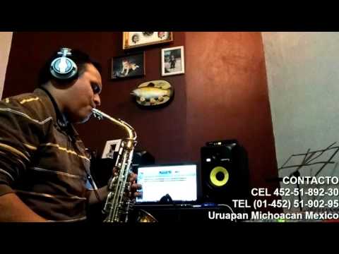 ABRÁZAME (Version Mariachi) FRED SAX (cover sax Alejandro Fernandez)- Saxofonista de Uruapan