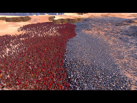 10.000 SPARTANS vs 20.000 SKELETON KNIGHTS - Ultimate Epic Battle Simulator UEBS
