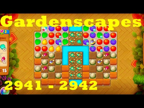 Gardenscapes Level 2941 - 2942 HD Walkthrough | 3 - match game | gameplay | android | ios | pc | app